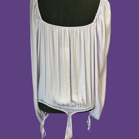 Intimately Free People Another Round Women's Sz S Lavender Square Neck Bodysuit - Picture 2 of 12